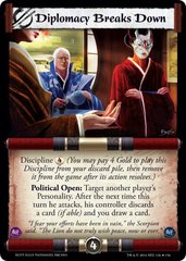 Diplomacy Breaks Down